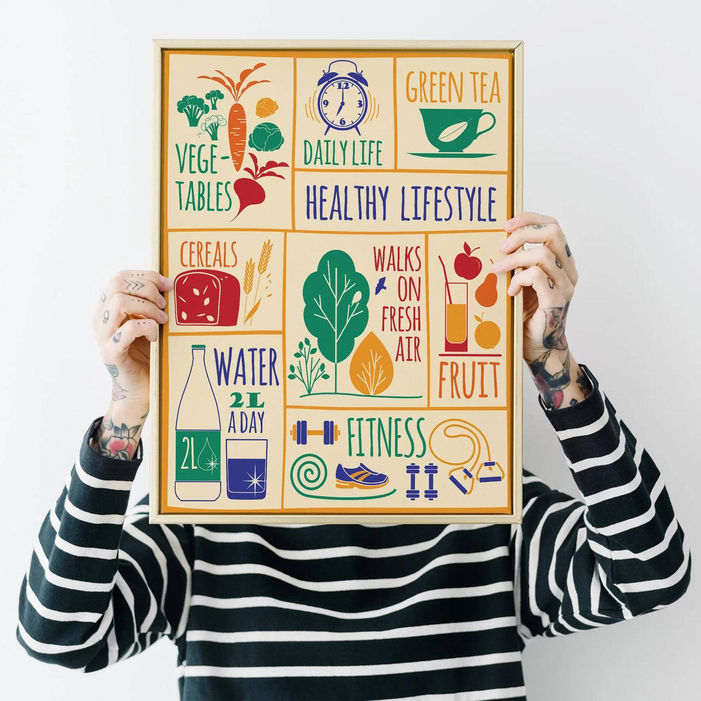 Healthy Lifestyle Poster - HypeSheriff