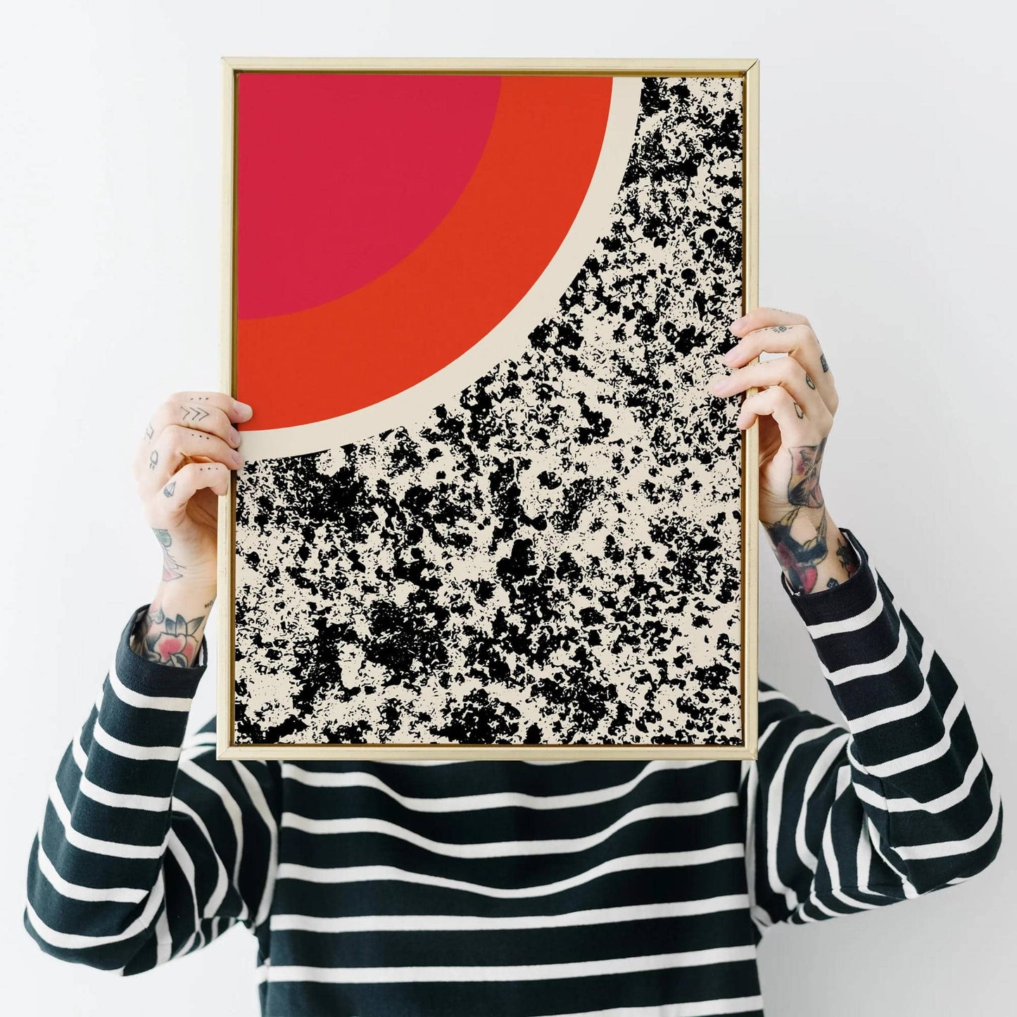 Abstract Retro Art Print - HypeSheriff