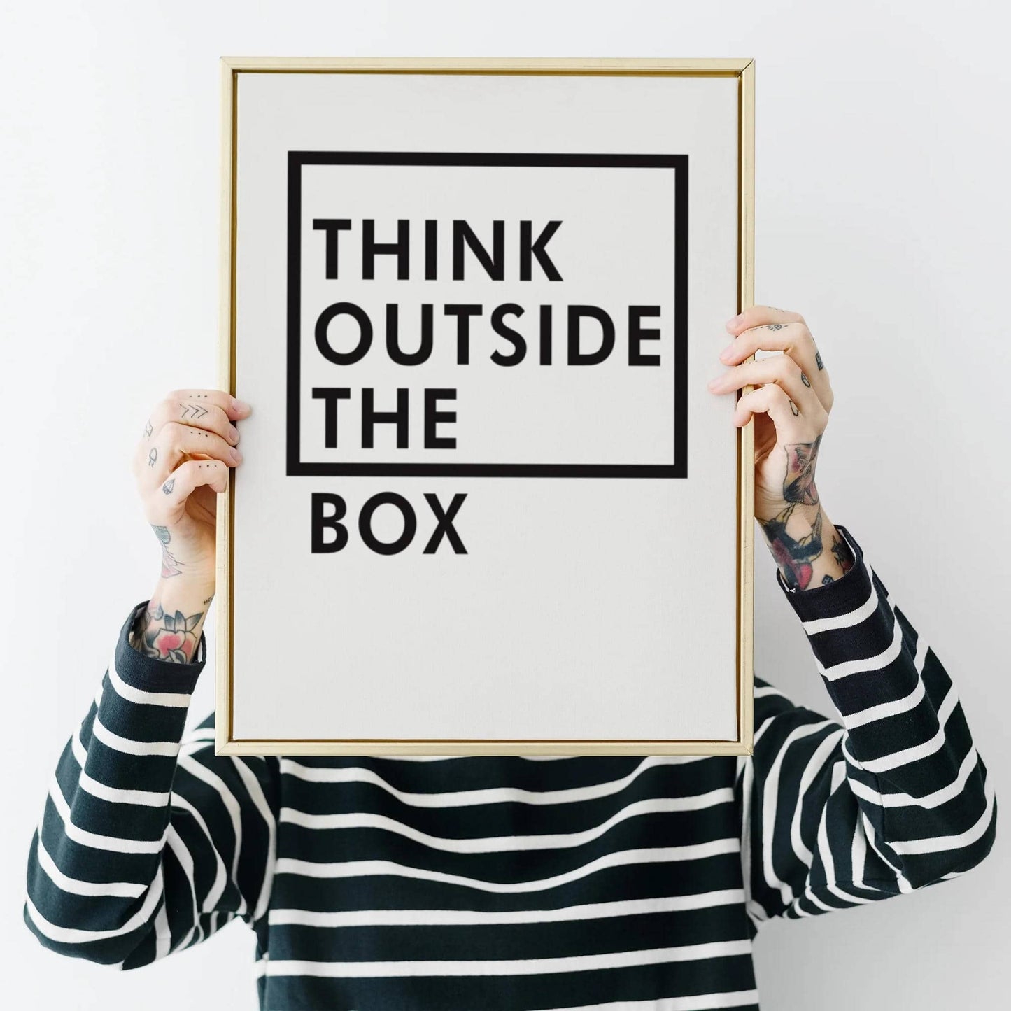 Think Outside The Box Poster - HypeSheriff