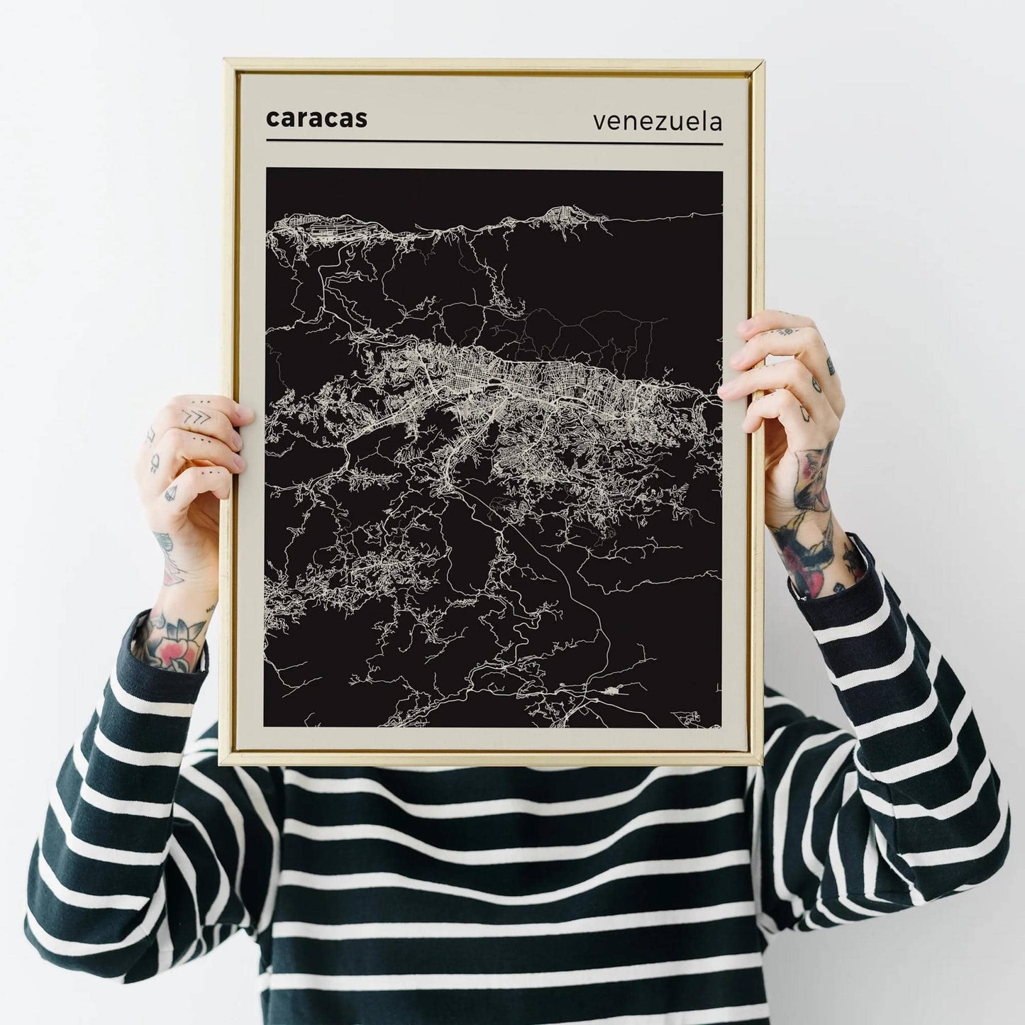 Caracas, Venezuela - City Map Poster - HypeSheriff