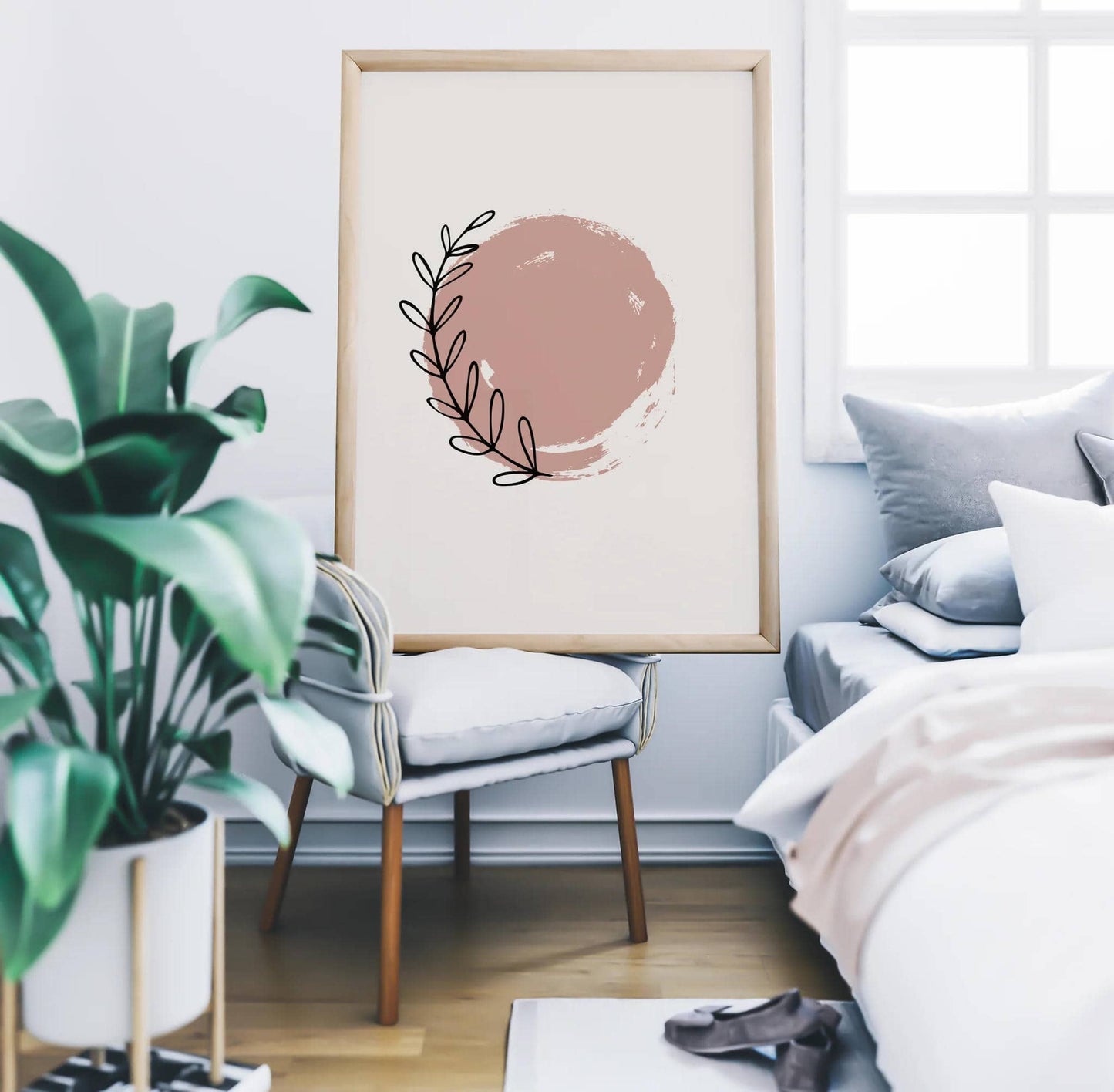 Boho Floral Illustration Poster - HypeSheriff