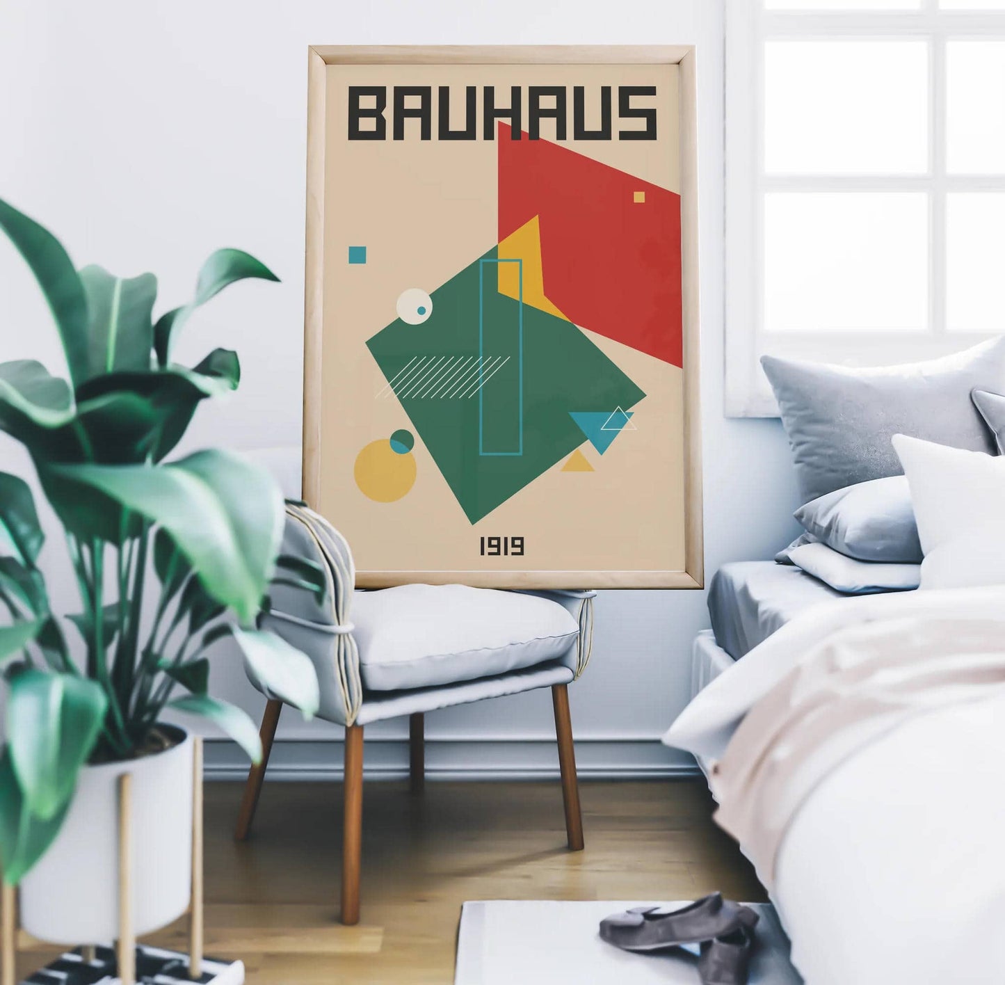 Abstract Bauhaus Poster Print - HypeSheriff