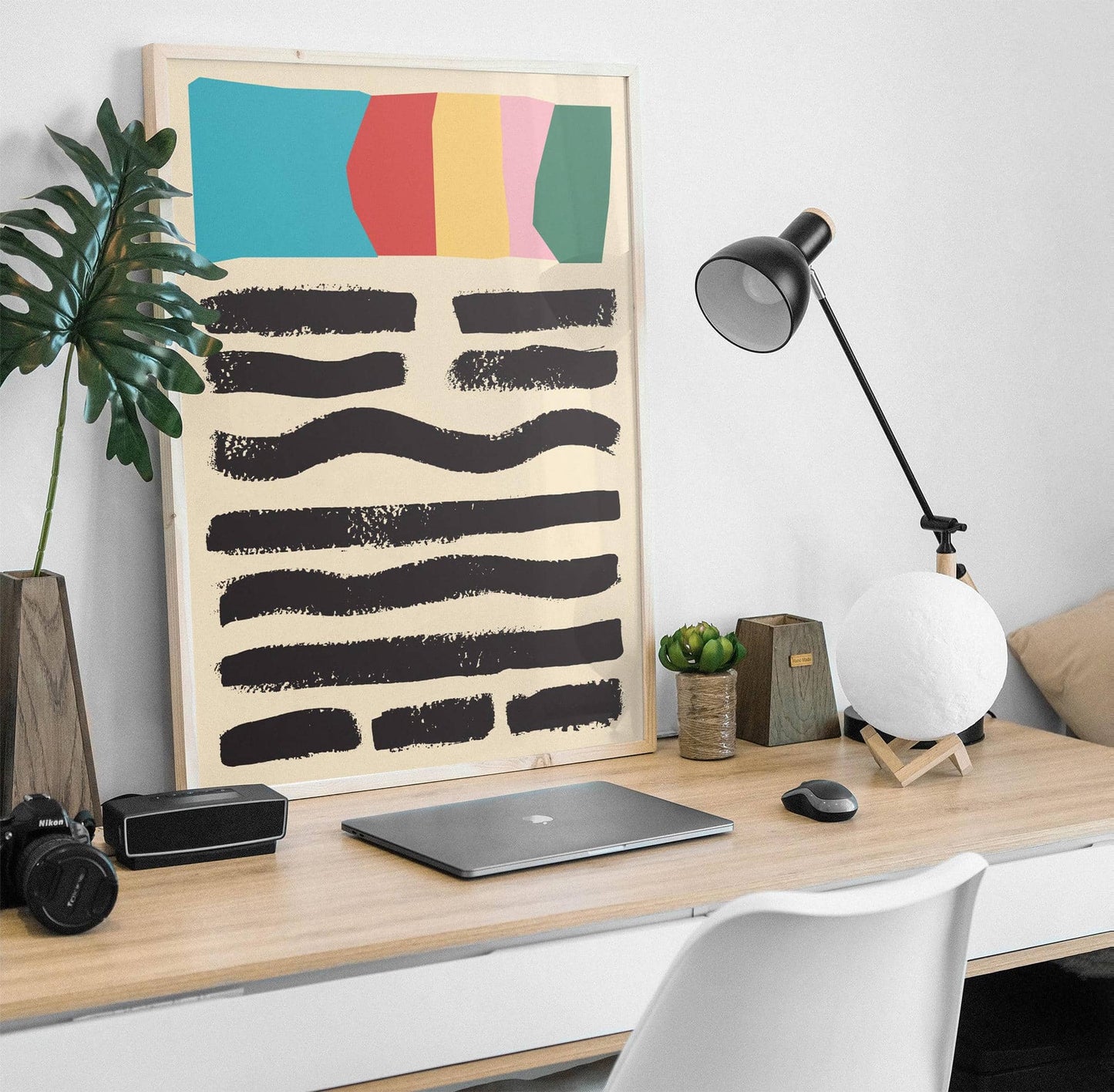 Abstract Mid-Century Painting Print - HypeSheriff