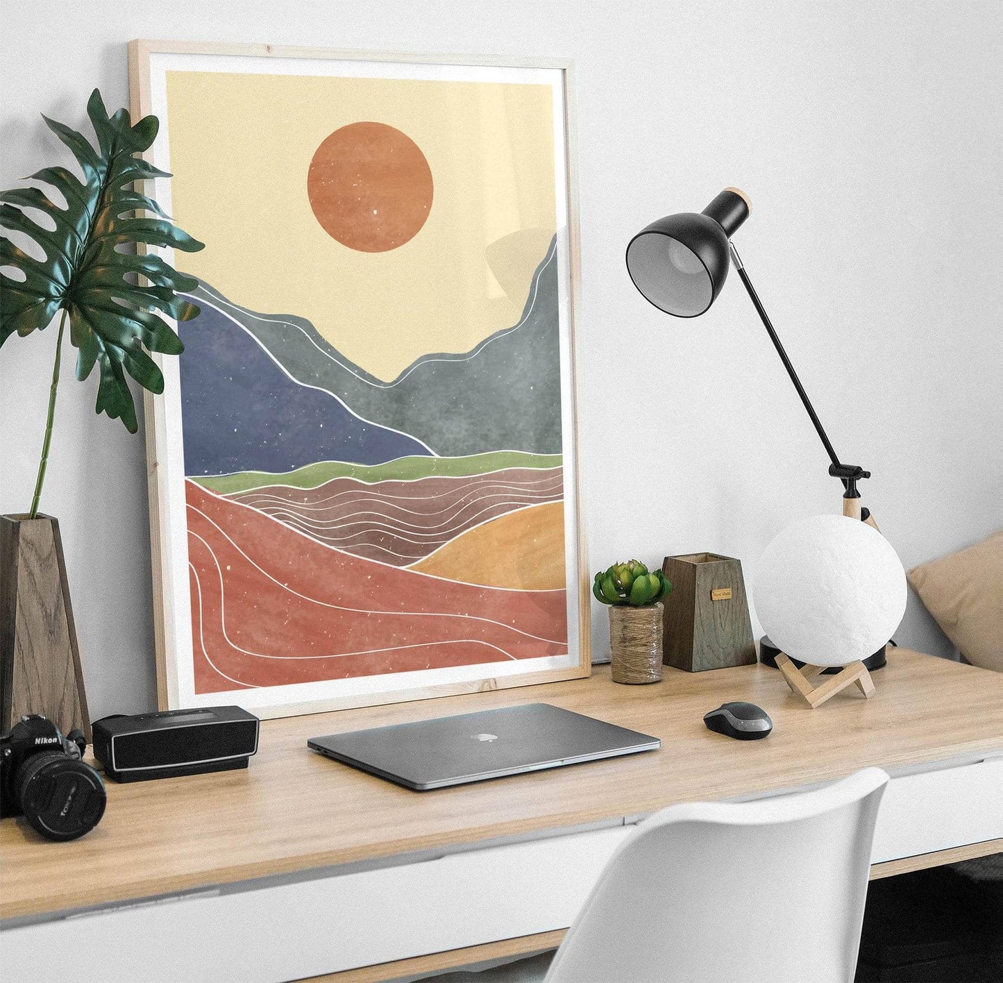 Japanese Landscape Drawing Print - HypeSheriff