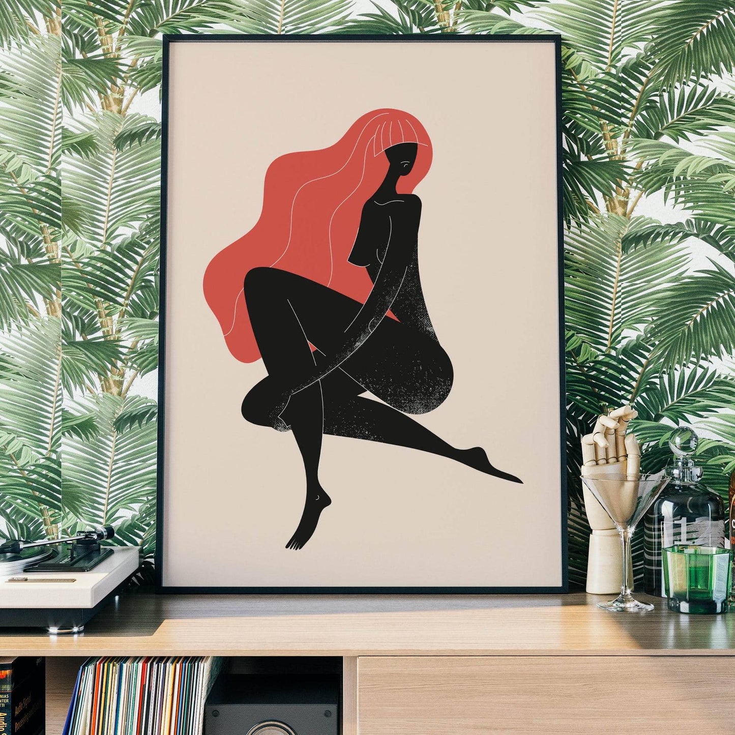 Cut-Out Woman Art Print - HypeSheriff