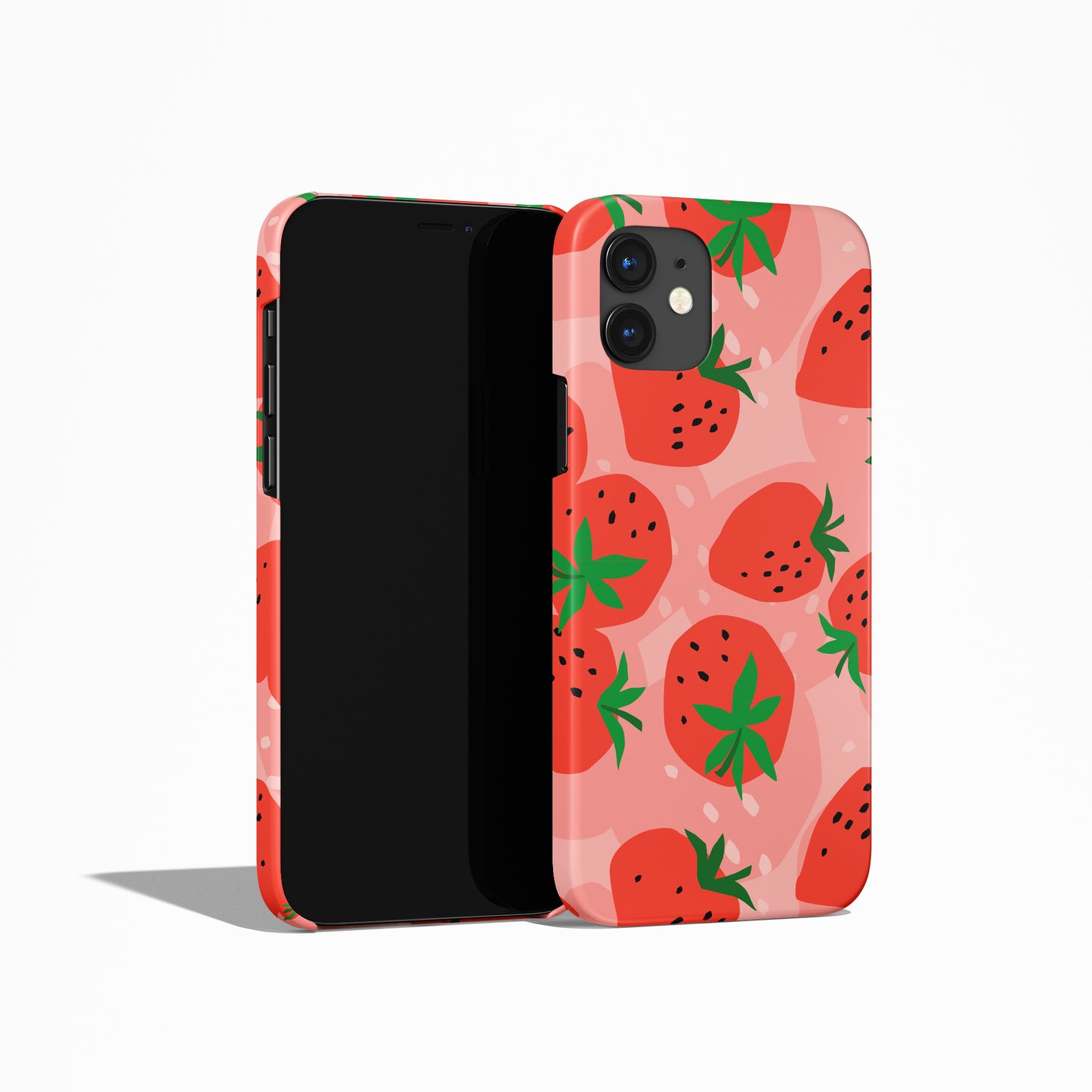 iPhone 12 case with cute strawberry pattern - HypeSheriff