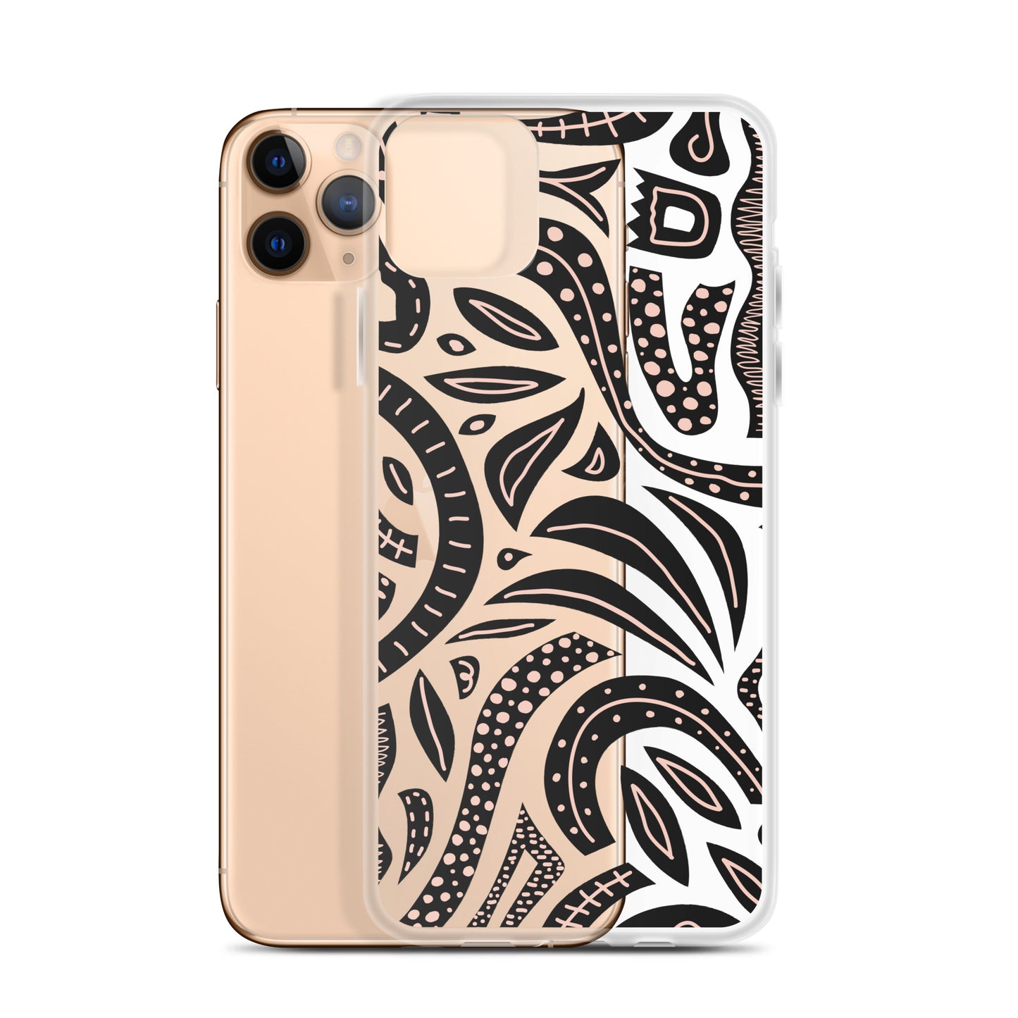 Abstract Etno Shapes iPhone Case