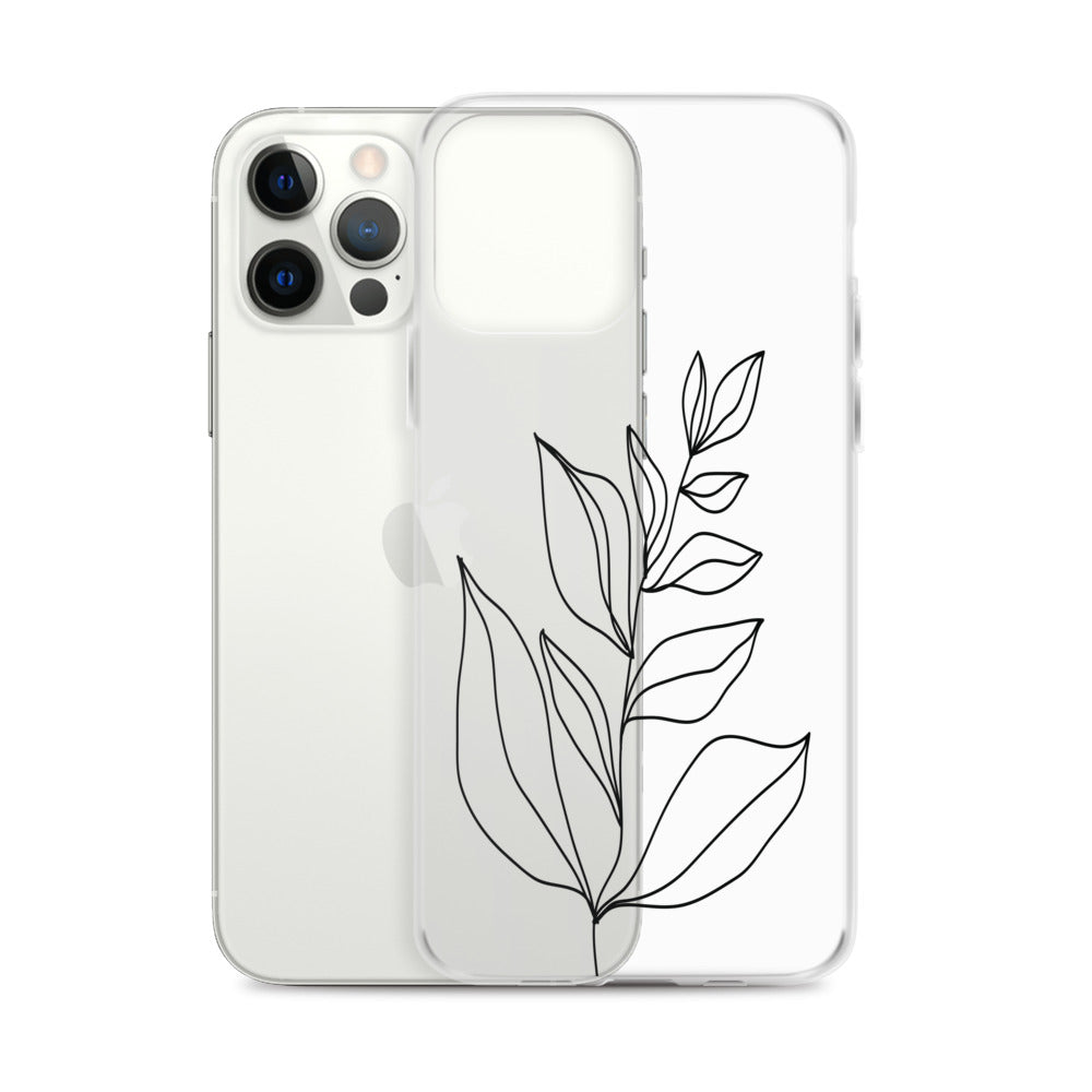 Botanical Line Art iPhone Case - HypeSheriff