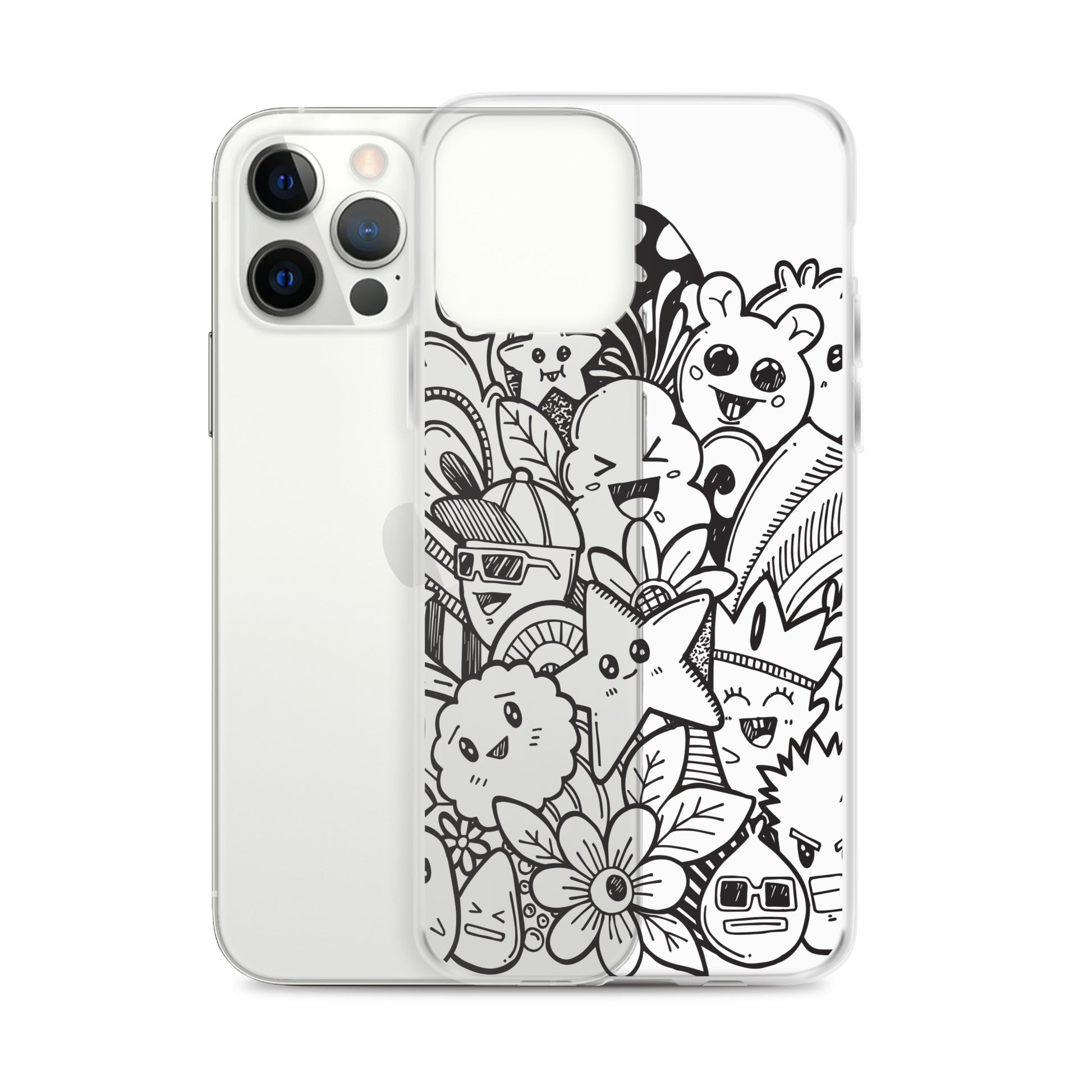 Funny Doodle Graffiti Art iPhone Case - HypeSheriff