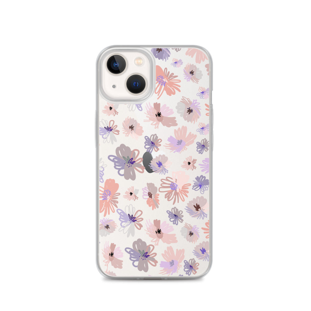 Pastel Floral 60s iPhone Case - HypeSheriff