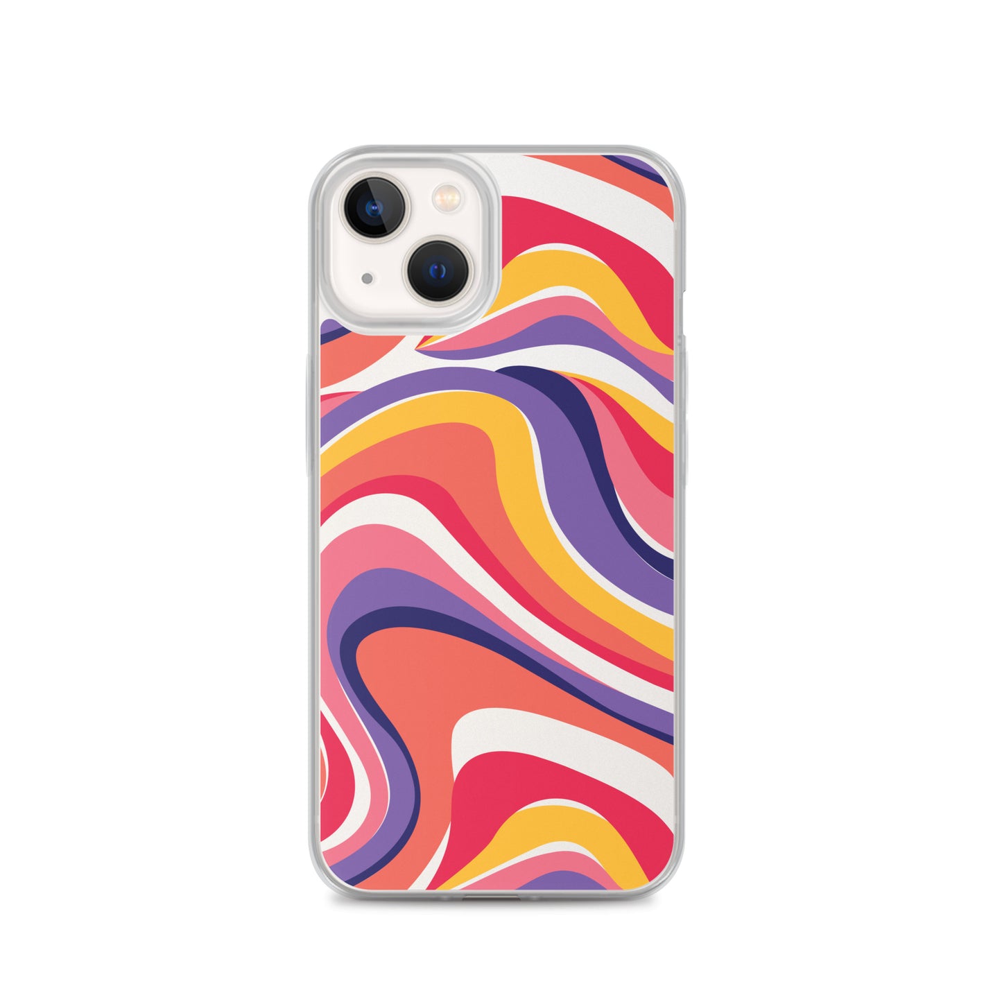 Groovy Colorful Hippie Pattern iPhone Case - HypeSheriff