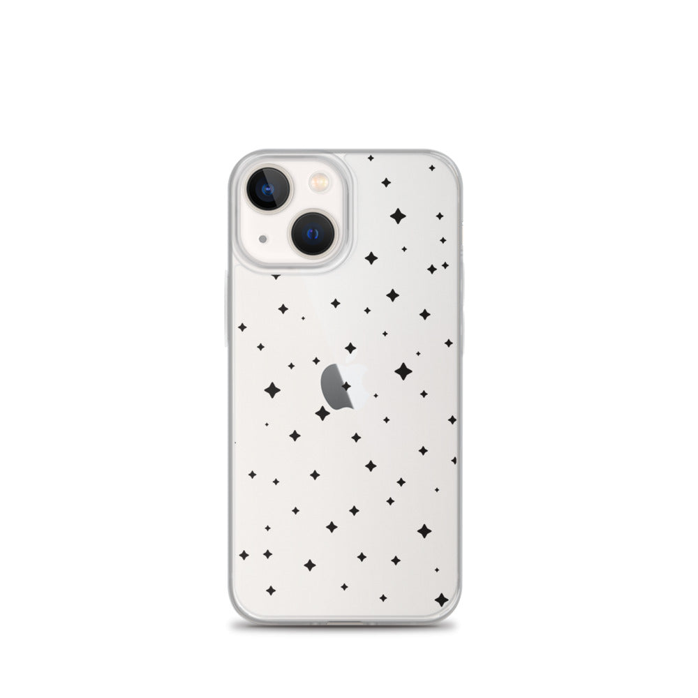 Black Stars Minimalist iPhone Case - HypeSheriff