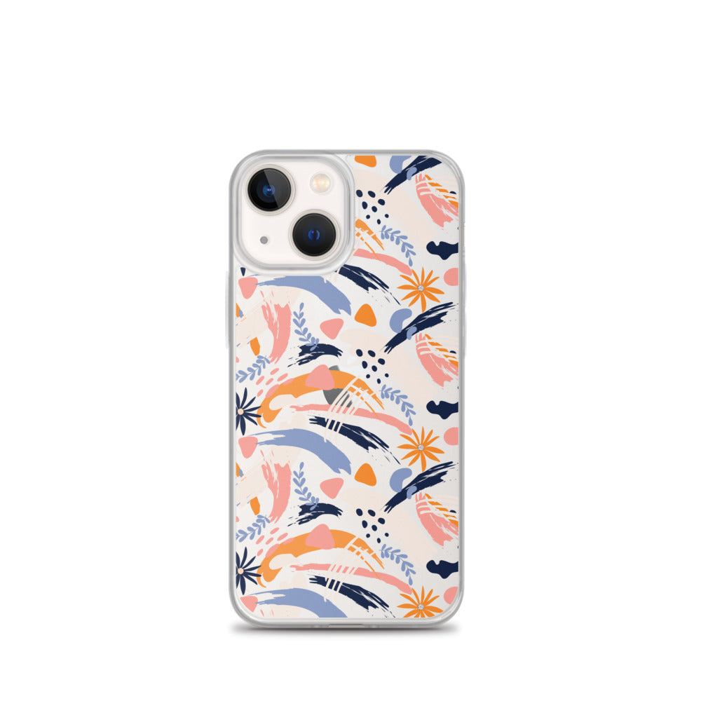 Mid Century Abstract iPhone Case - HypeSheriff