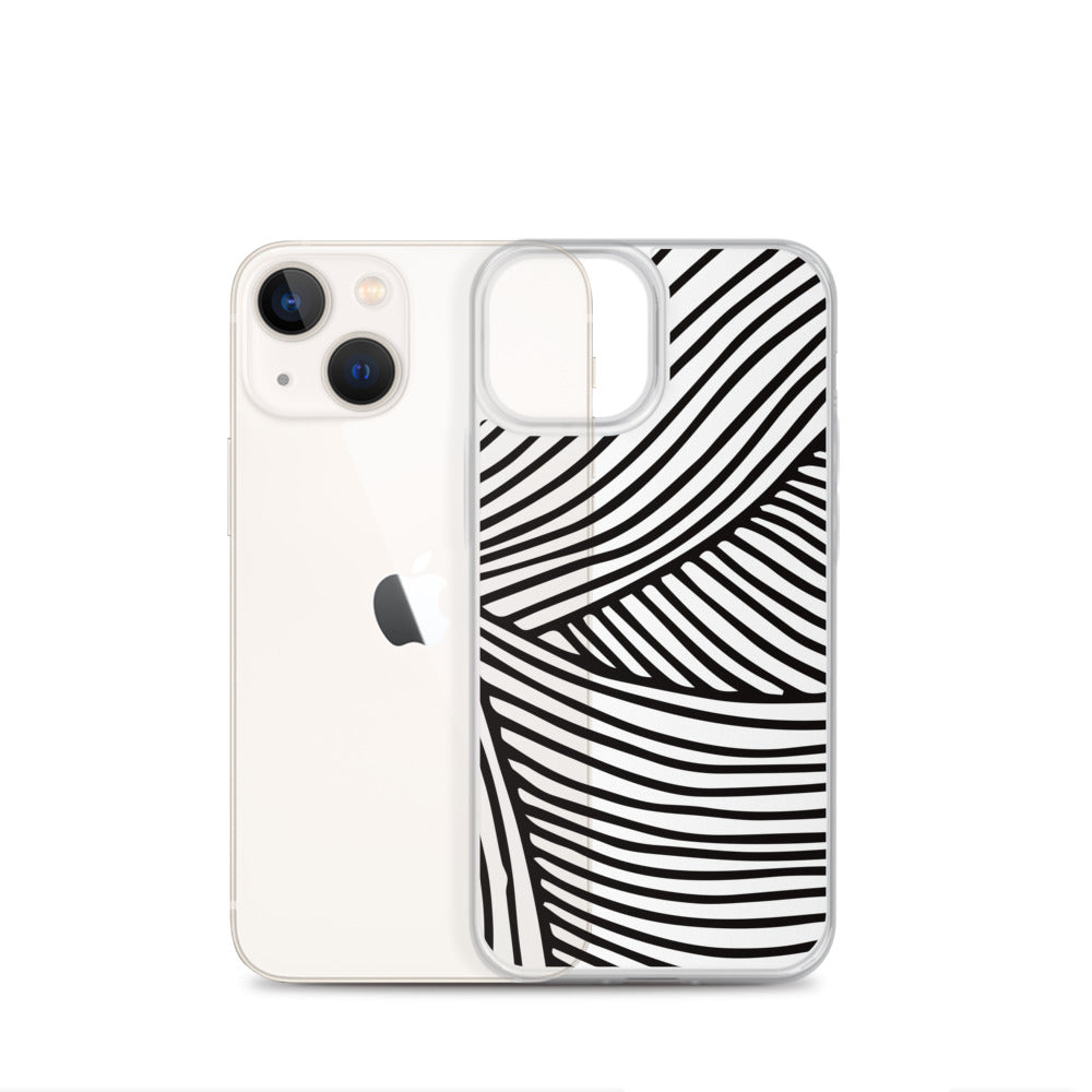 Geometric Line Art iPhone Case - HypeSheriff