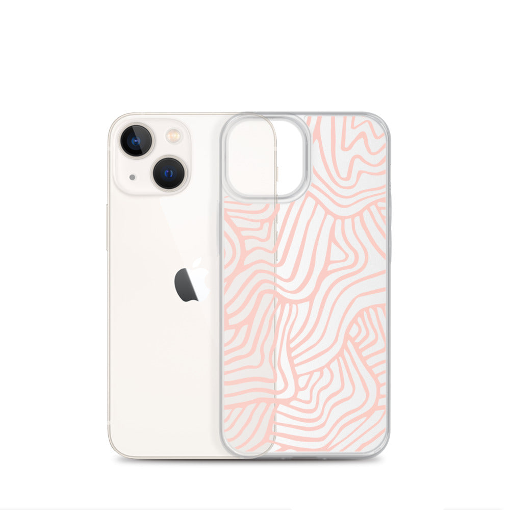 Mid Century Pink Feminin iPhone Case - HypeSheriff