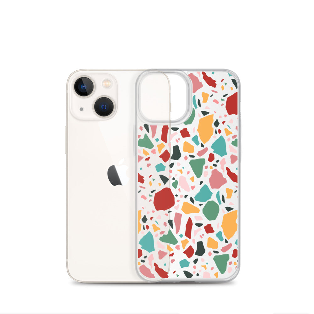 Colorful Modern Terrazzo iPhone Case - HypeSheriff