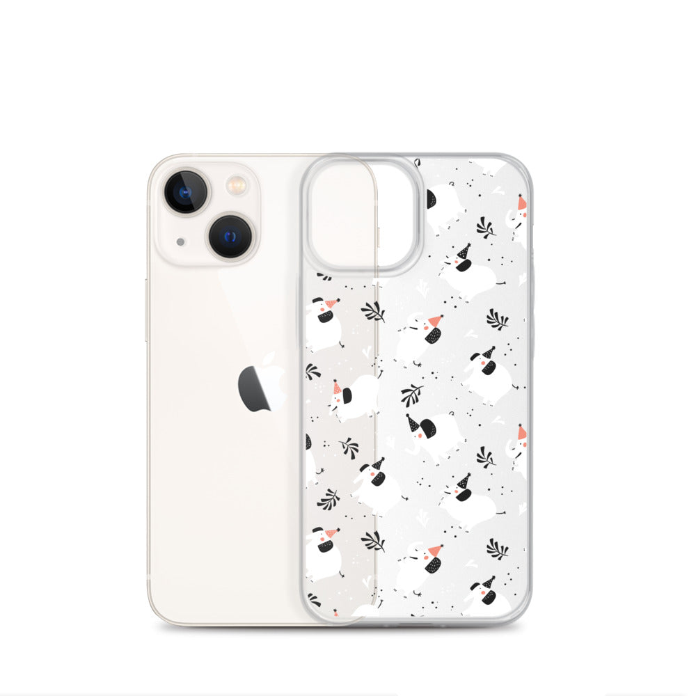 Cute Funny Elephants iPhone Case - HypeSheriff