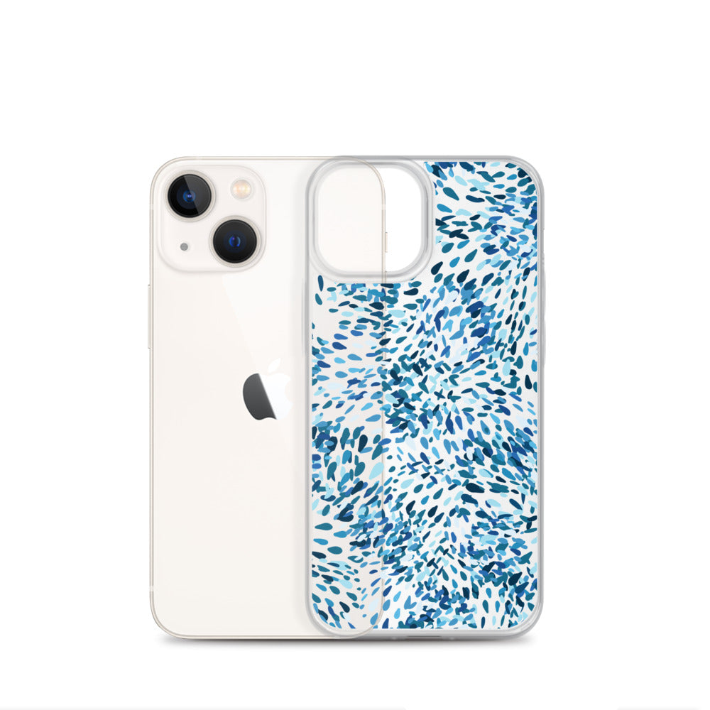 Blue Lagune Clear iPhone Case - HypeSheriff
