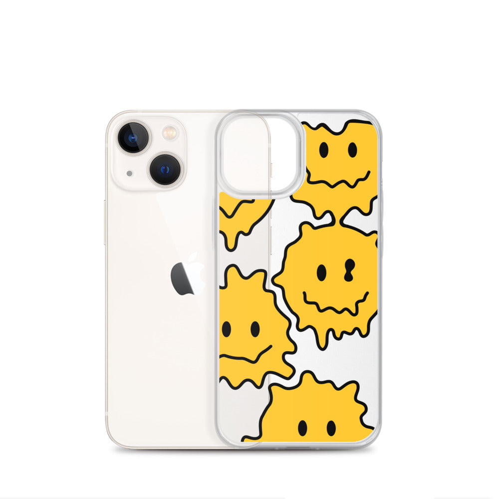 Smiling Faces - Trippy iPhone Case - HypeSheriff
