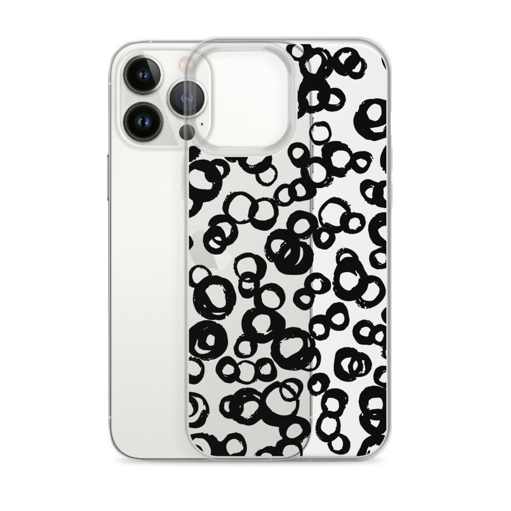 Black Aesthetic Abstract iPhone Case - HypeSheriff