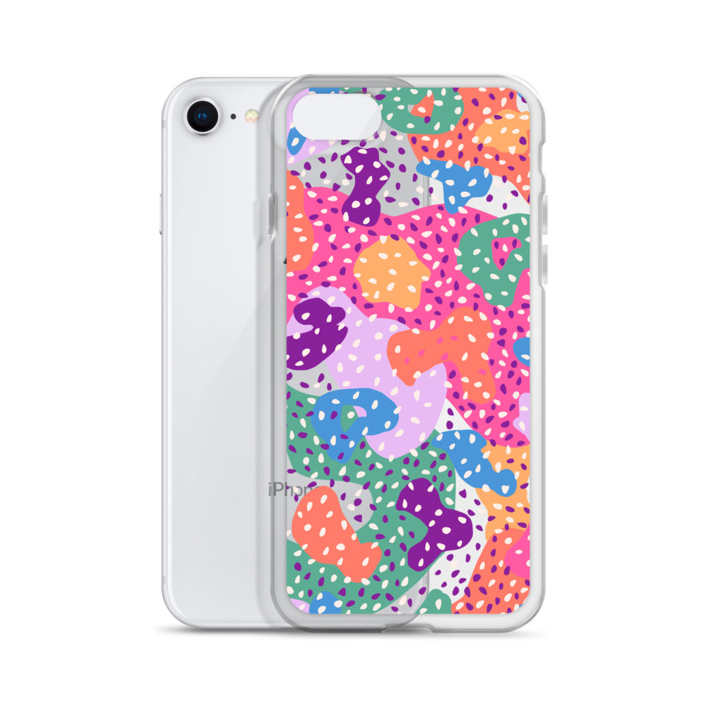 Colorful Modern Clear iPhone Case - HypeSheriff