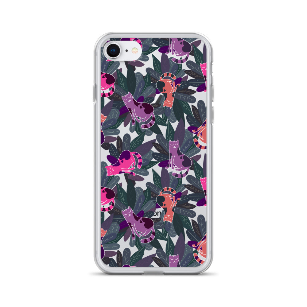 Psychodelic Cats iPhone Case - HypeSheriff