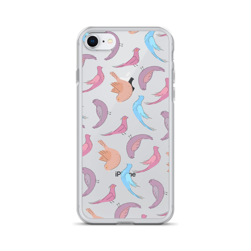 Nature Birds Clear iPhone Case - HypeSheriff