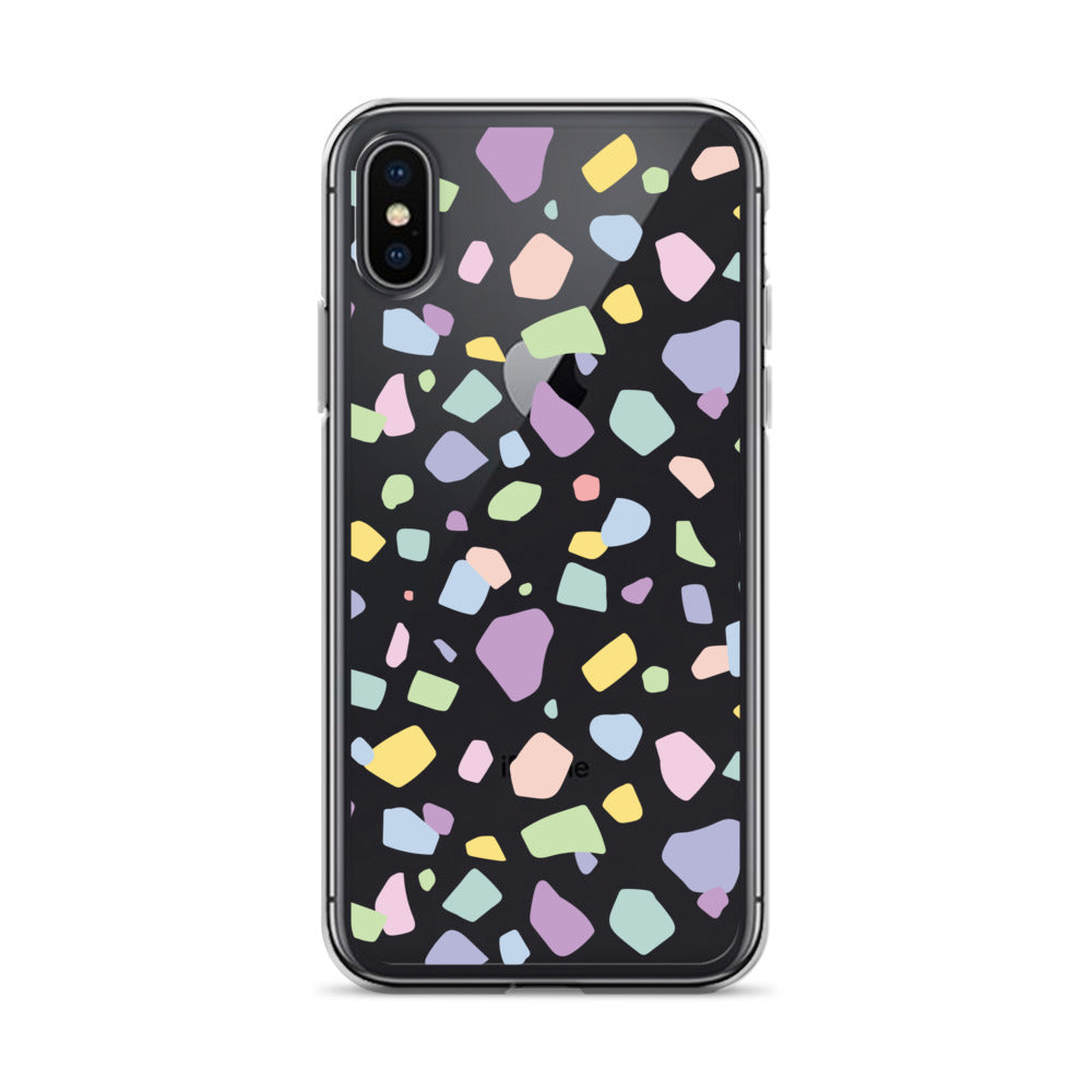 Pastel Terrazzo Cute iPhone Case - HypeSheriff