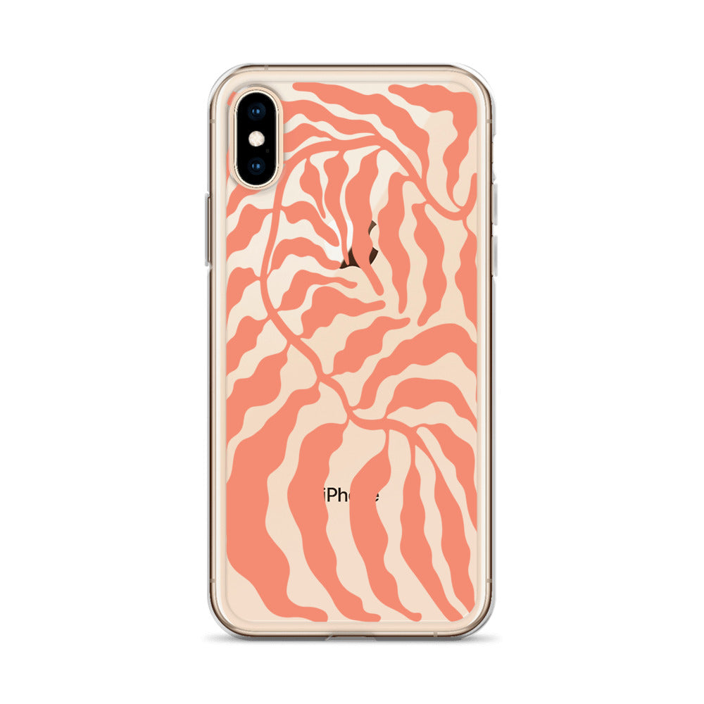 Peach Leaf iPhone Case - HypeSheriff