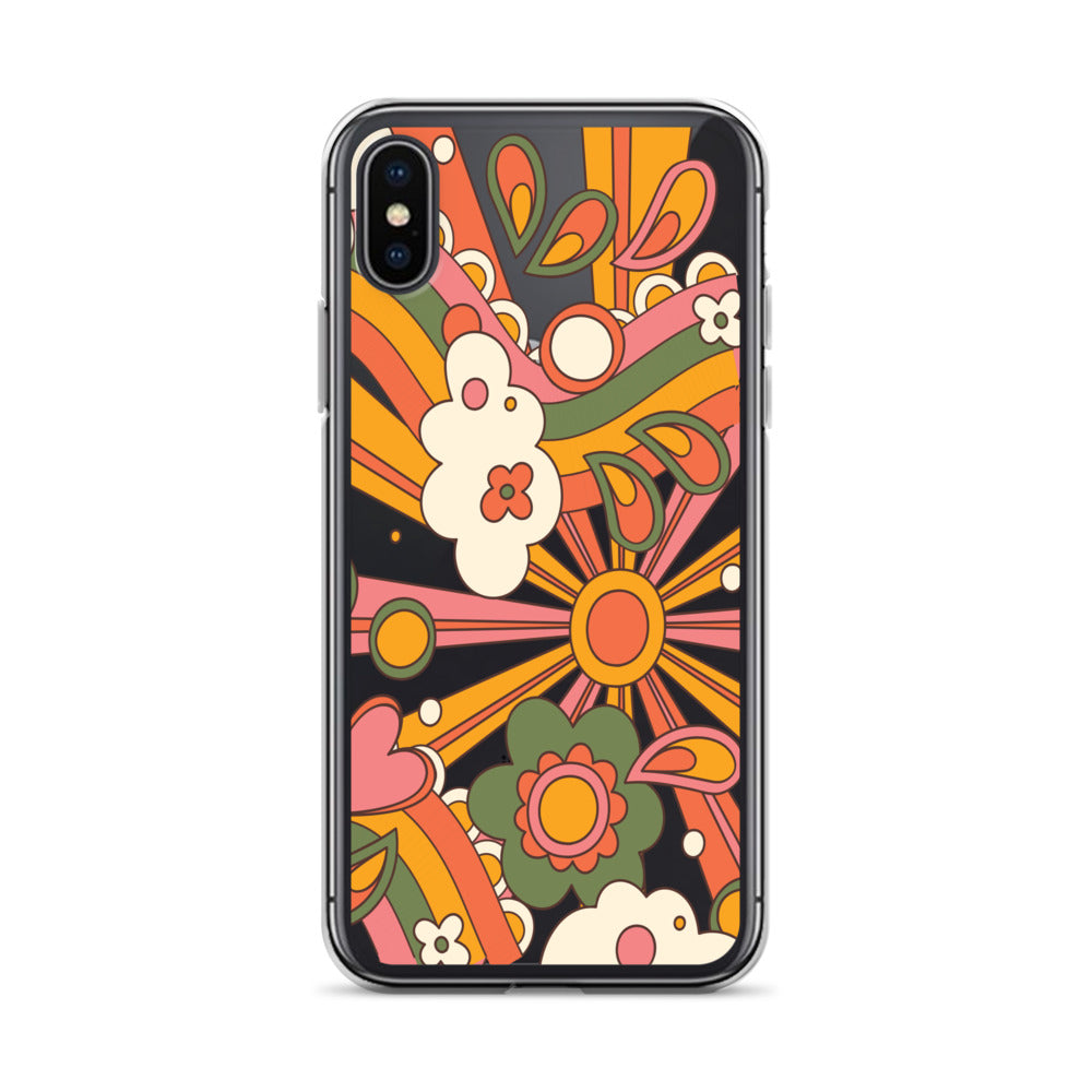Hippie Groovy Retro iPhone Case - HypeSheriff