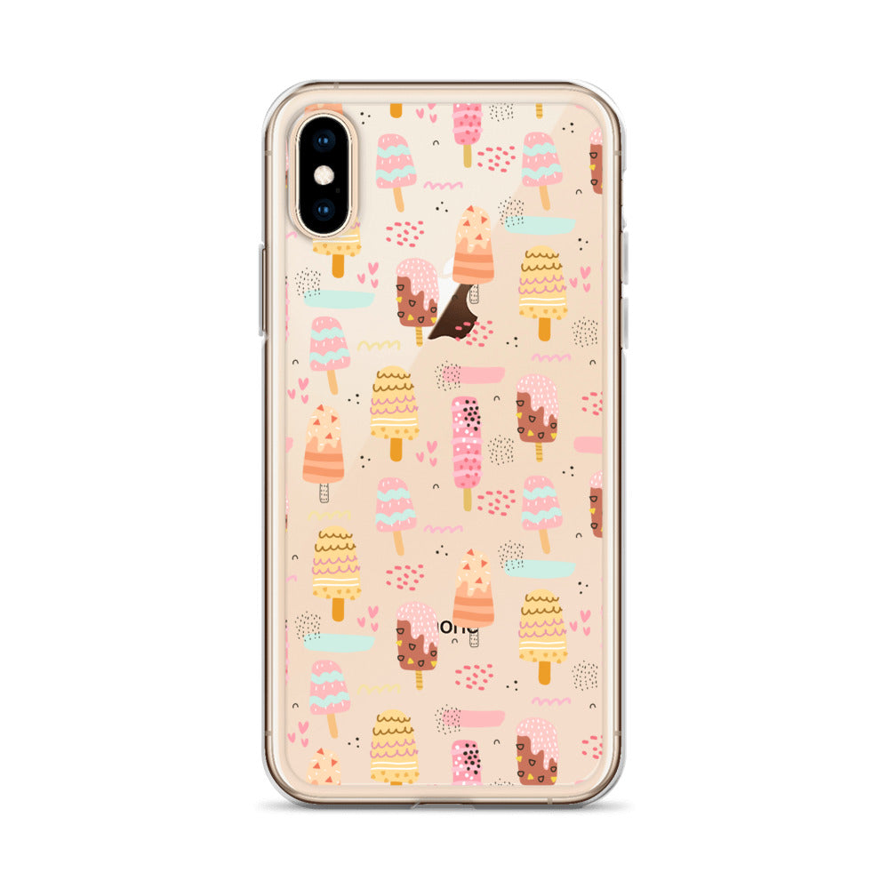 Cute Sweet Ice Cream Pattern iPhone Case - HypeSheriff