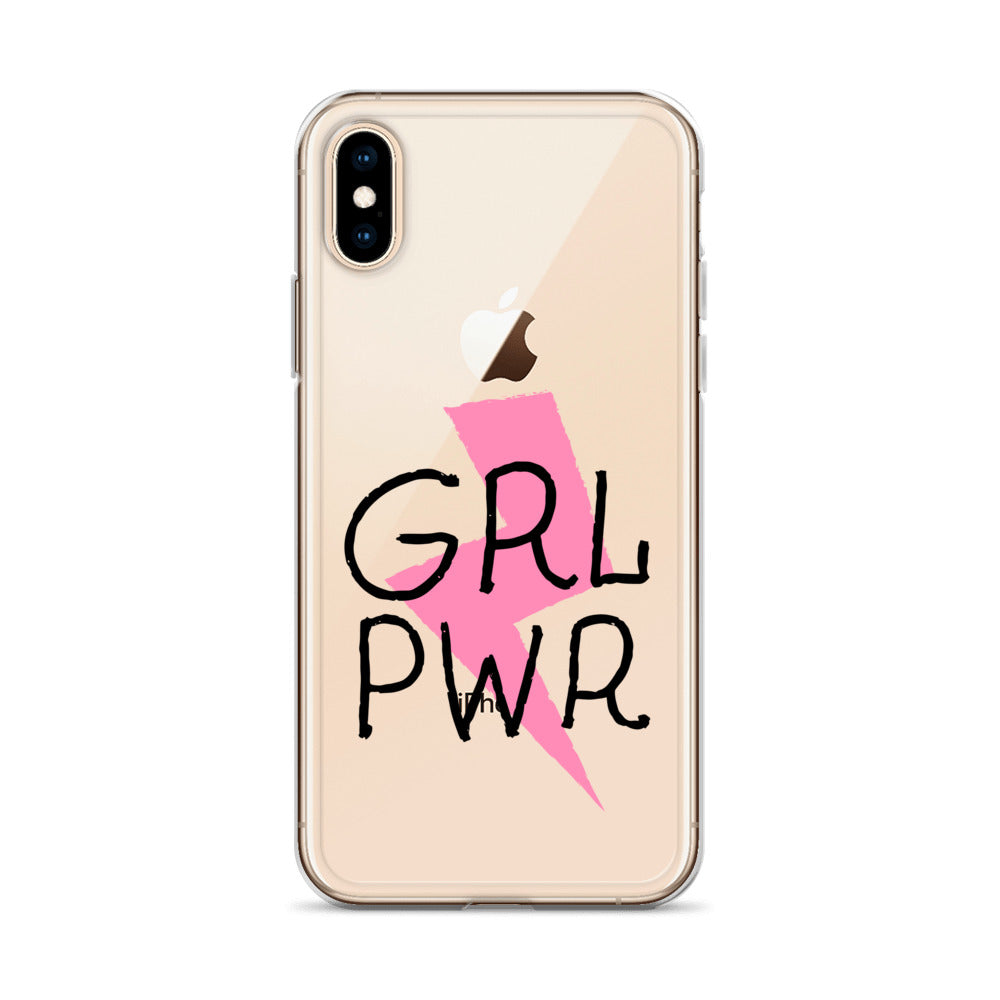 Feminine Grl Pwr Minimalist iPhone Case - HypeSheriff