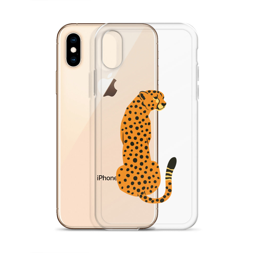 Cute Cheetah iPhone Case - HypeSheriff