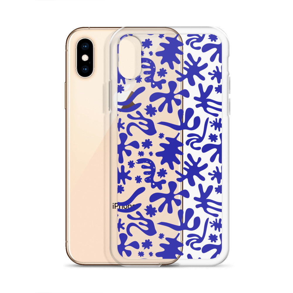Blue Cutout iPhone Case - HypeSheriff