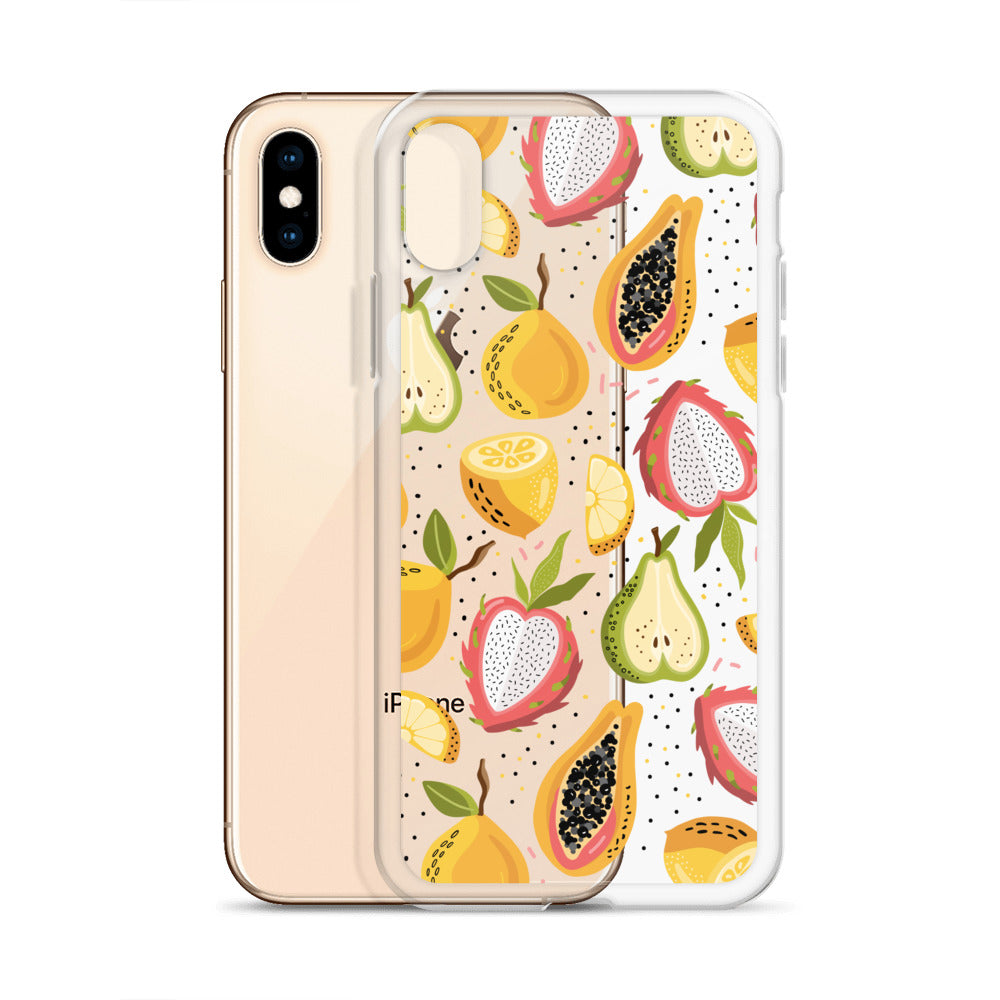 Tropical Fruit Colorful iPhone Case - HypeSheriff
