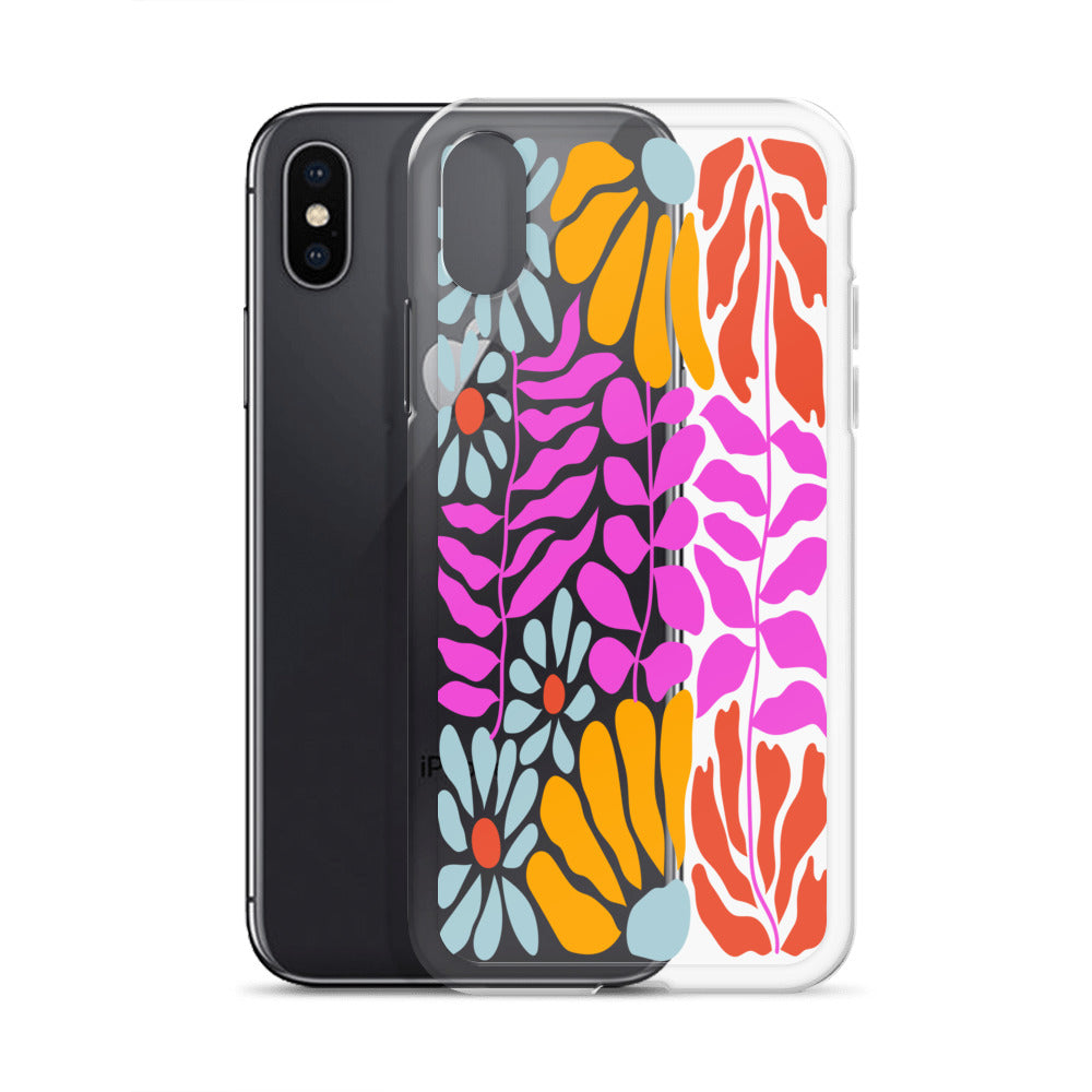 Colorful Floral Composition iPhone Case - HypeSheriff