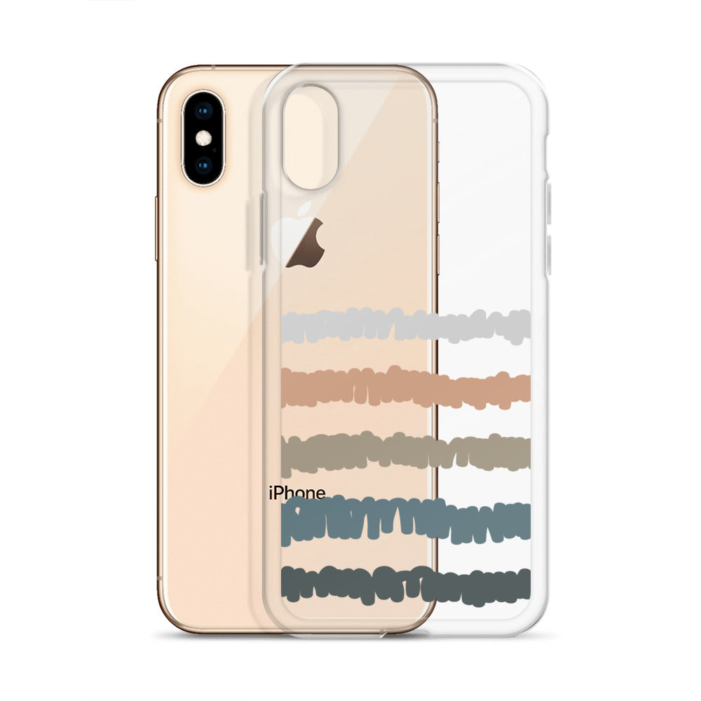 Scandinavian Minimalist Clear iPhone Case - HypeSheriff