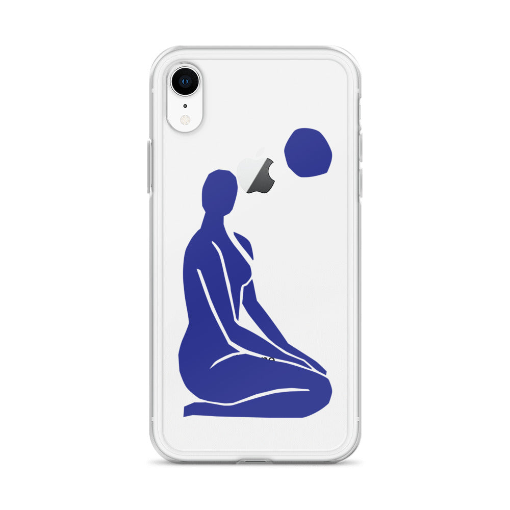 Blue Woman iPhone Case - HypeSheriff
