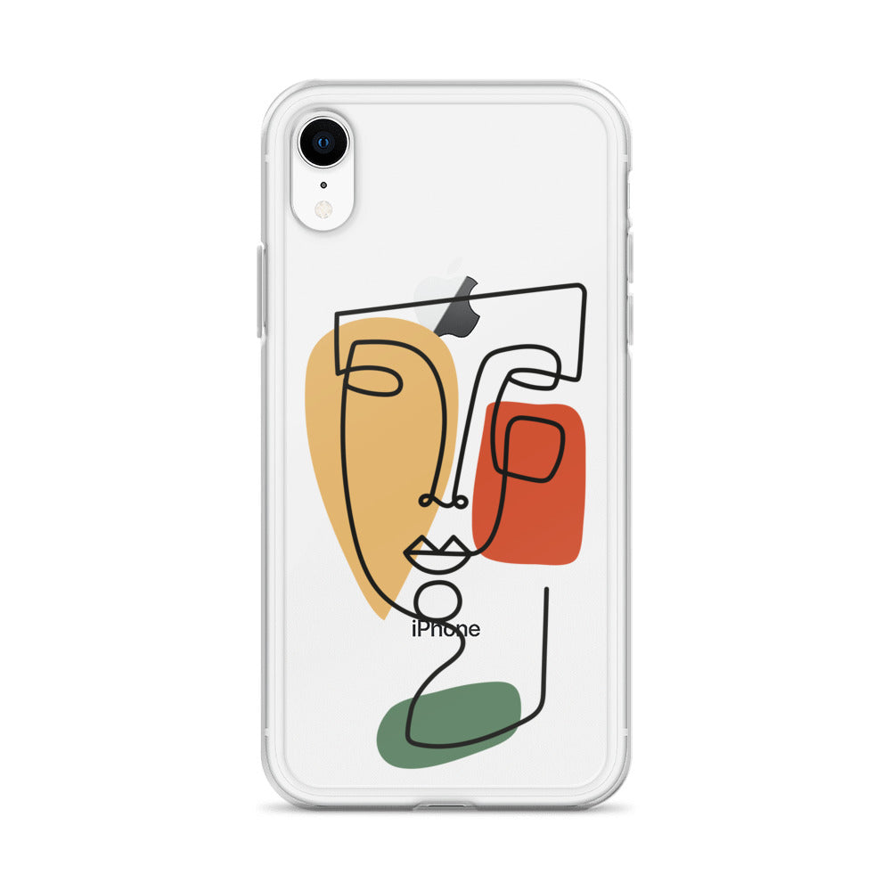 Line Art Picasso Artwork iPhone Case - HypeSheriff