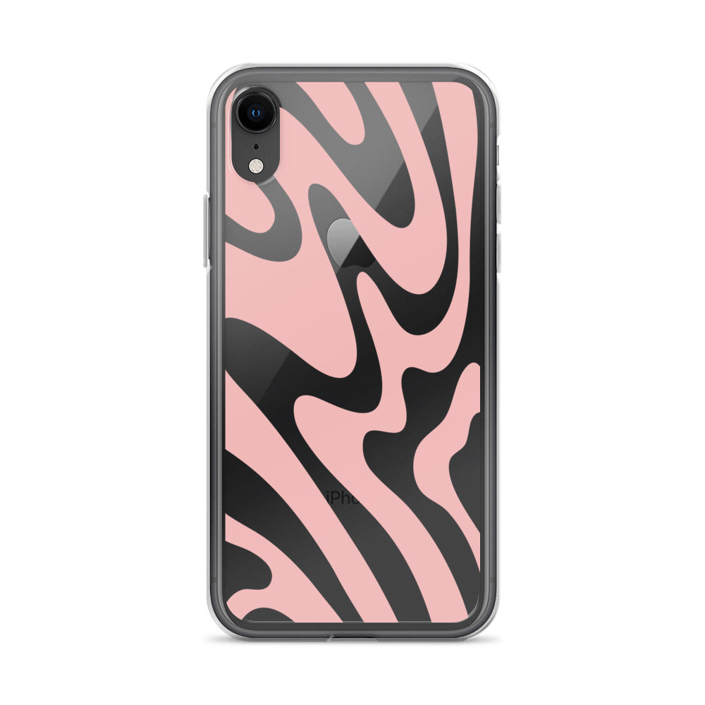 Abstract Pink iPhone Case - HypeSheriff