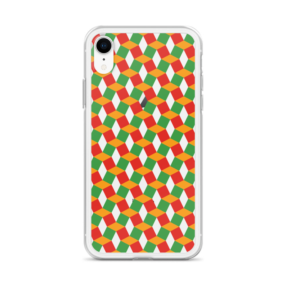 Geometric Reggae iPhone Case - HypeSheriff