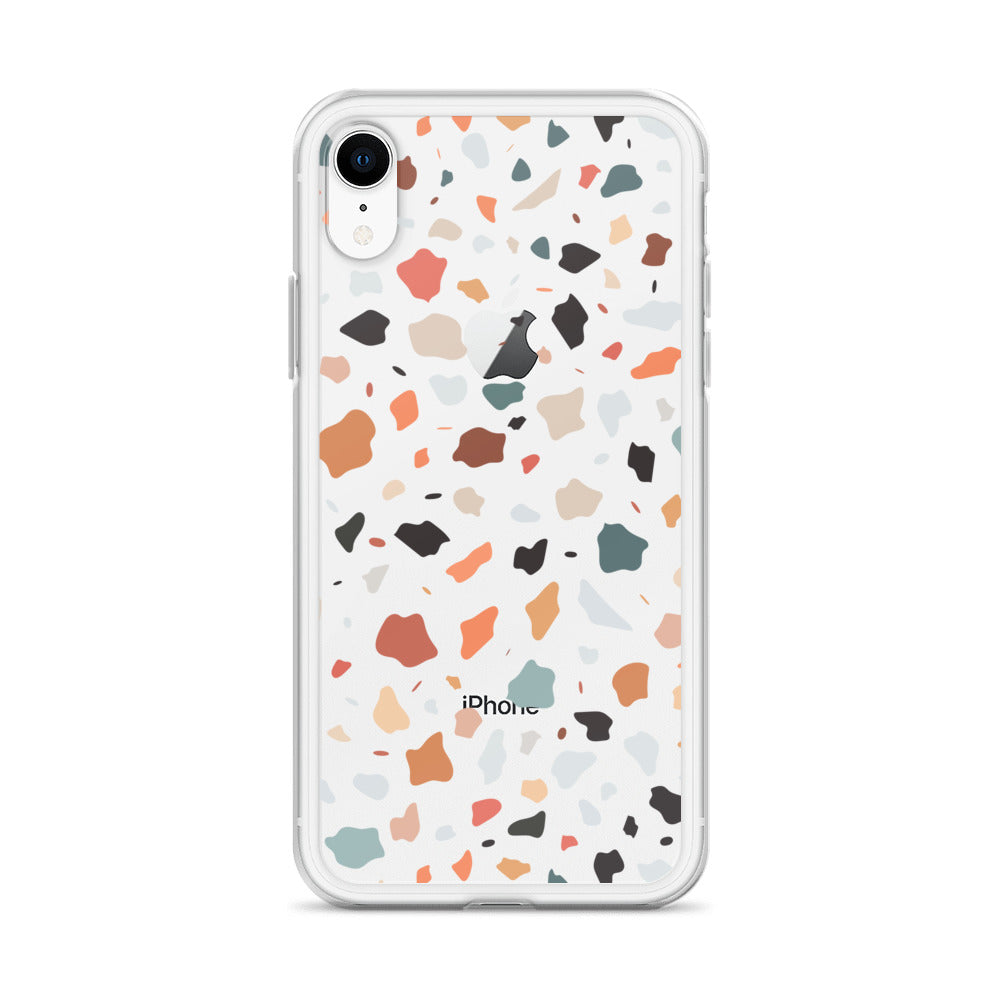 Italian Terrazzo iPhone Clear Case - HypeSheriff