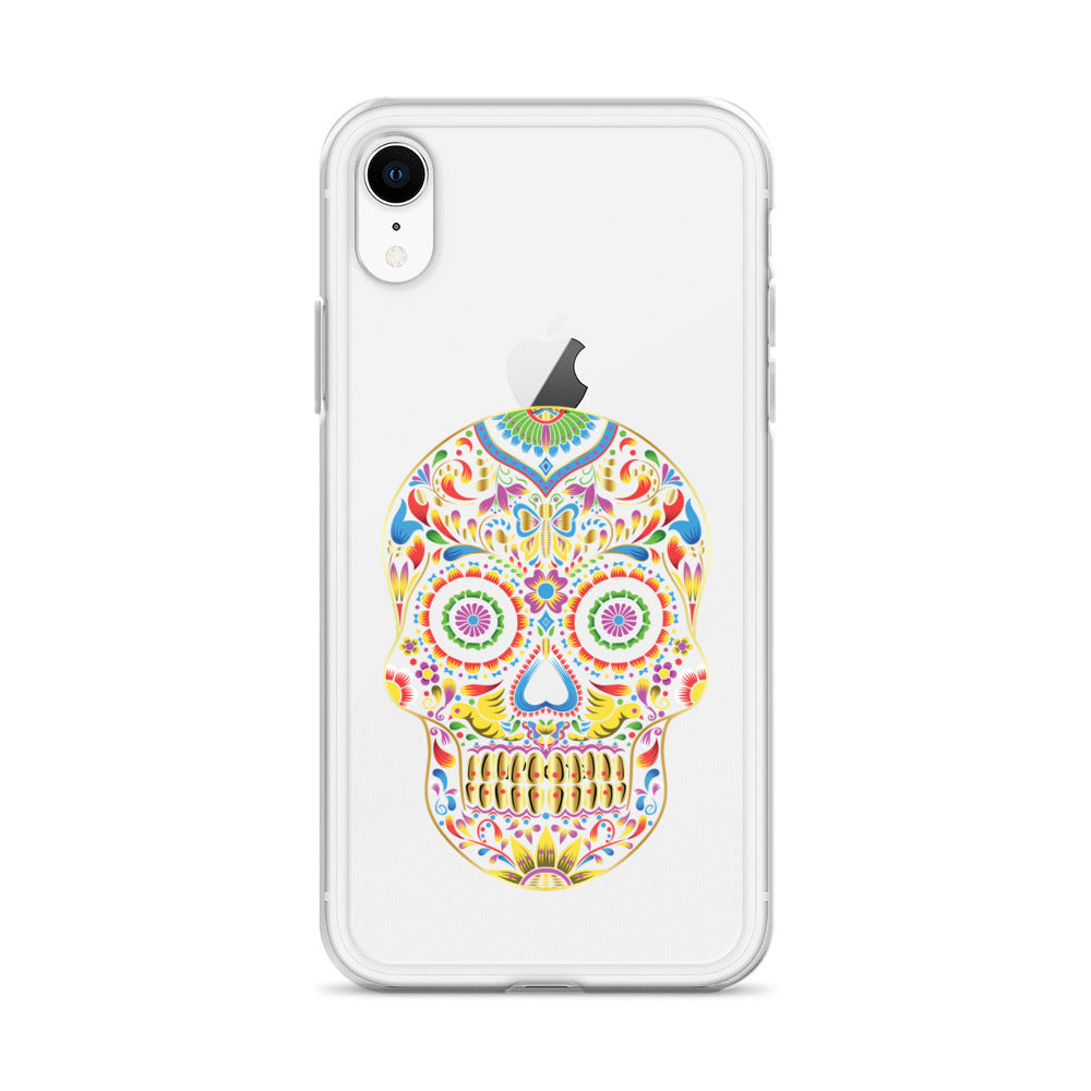 Colorful Mexican Skull iPhone Case - HypeSheriff