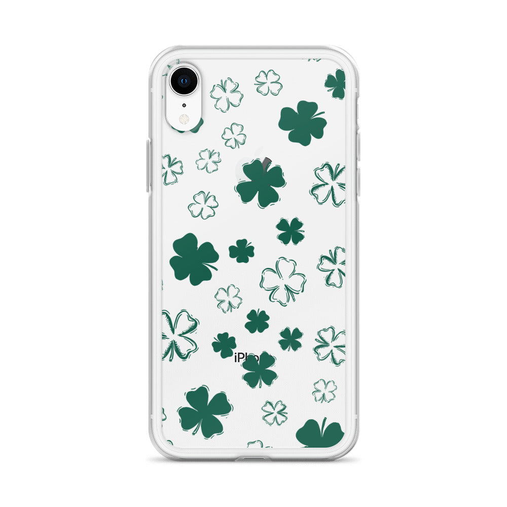Saint Patrick's Day Four-leaf Clover iPhone Case - HypeSheriff