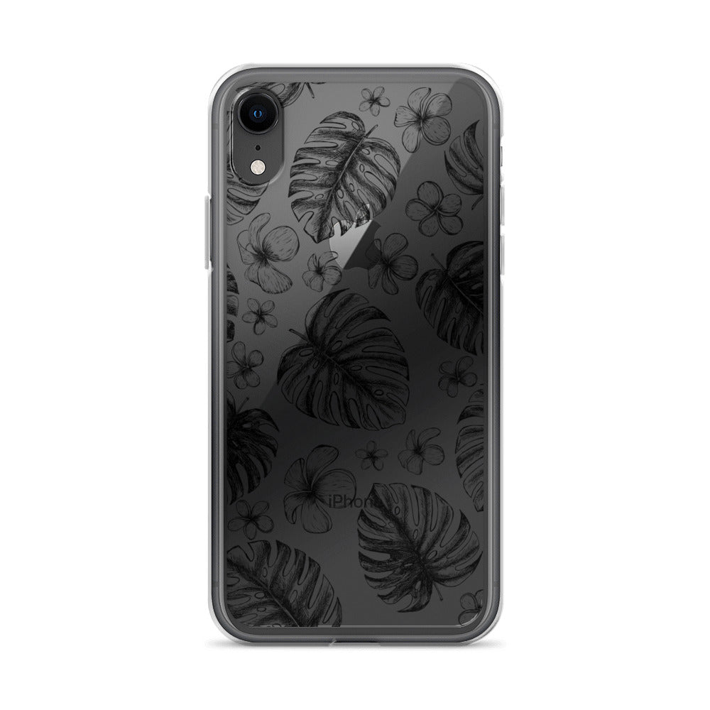 Tropical Monstera Pattern iPhone Case - HypeSheriff