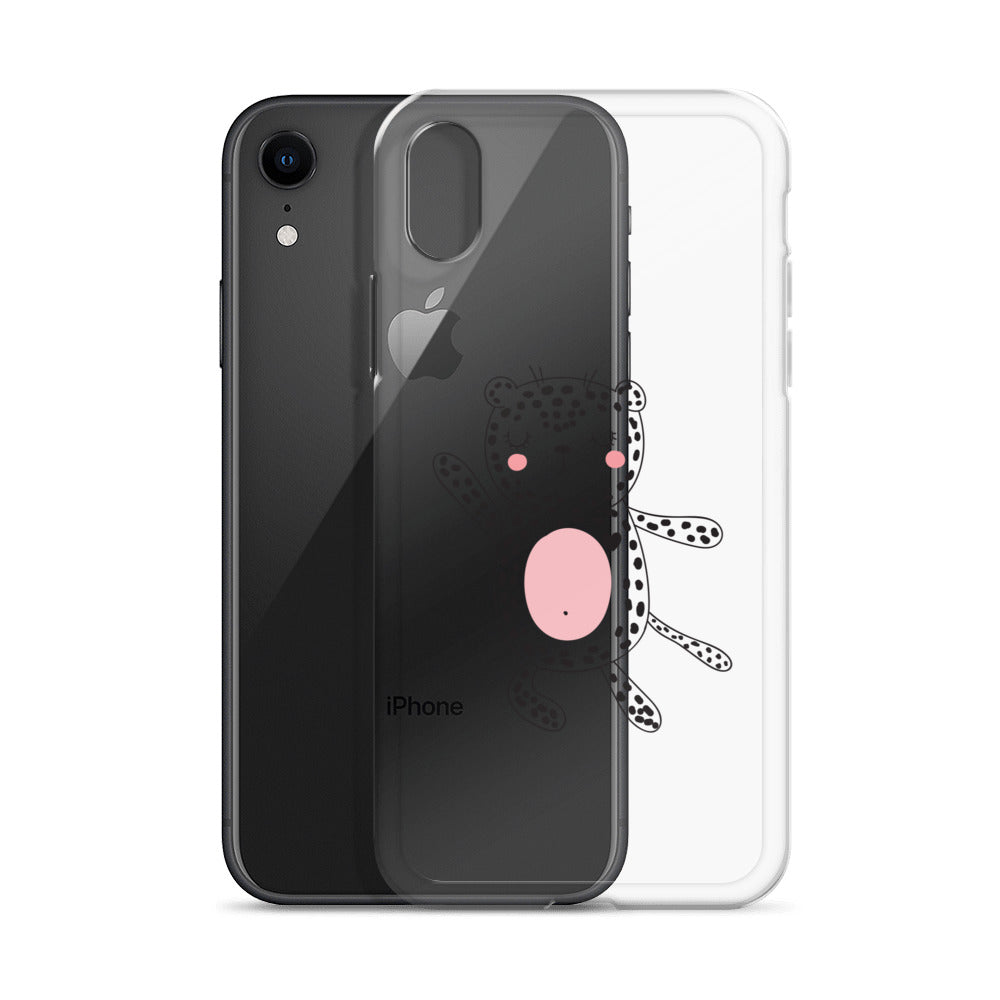 Cute Pink Cat iPhone Case - HypeSheriff