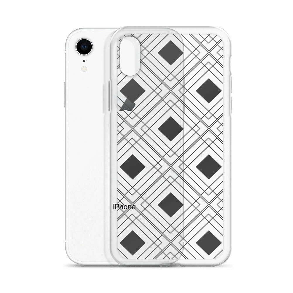 Art Deco Geometric iPhone Case - HypeSheriff