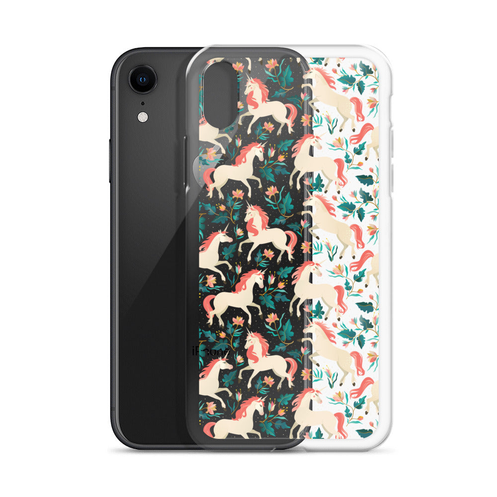 Magic Unicorns Pattern iPhone Case - HypeSheriff