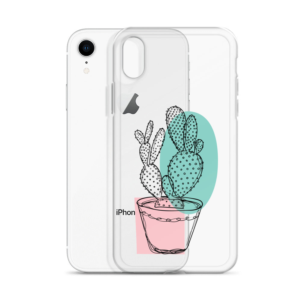 Cute Cactus Plant Mama iPhone Case - HypeSheriff
