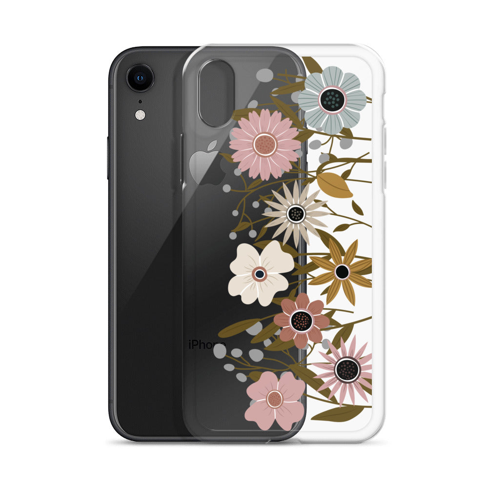 Boho Rustic Floral iPhone Case - HypeSheriff